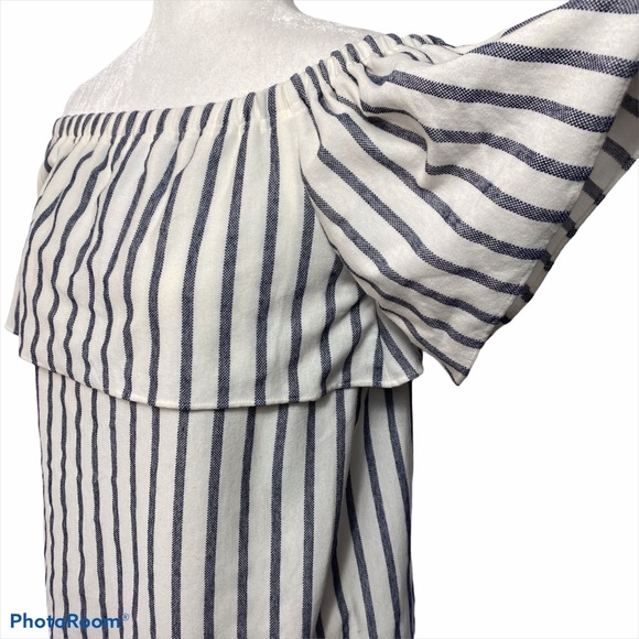 Banana Republic Striped Blouse - Picture 2 of 8
